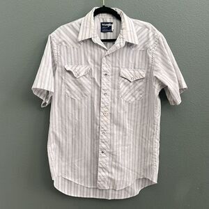Vintage western Wrangler Button Down Shirt Sz 16